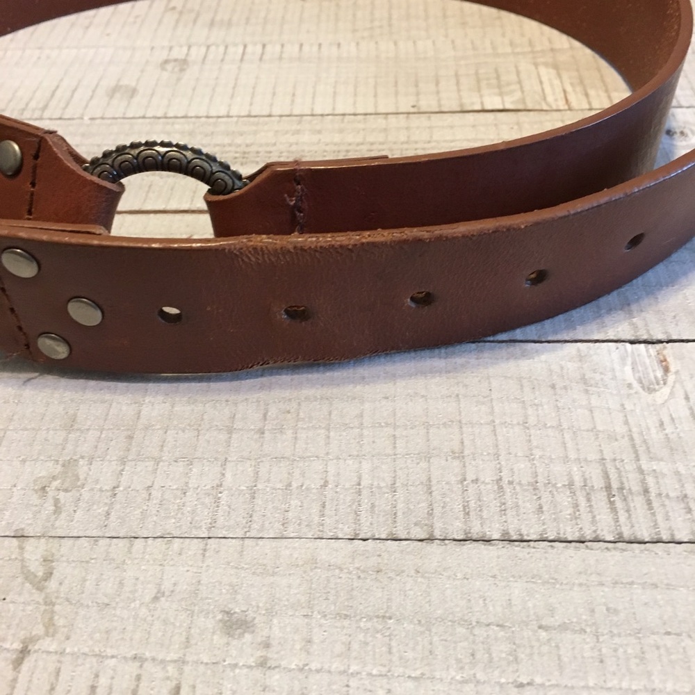 Western leather belt size med - Picture 6 of 8